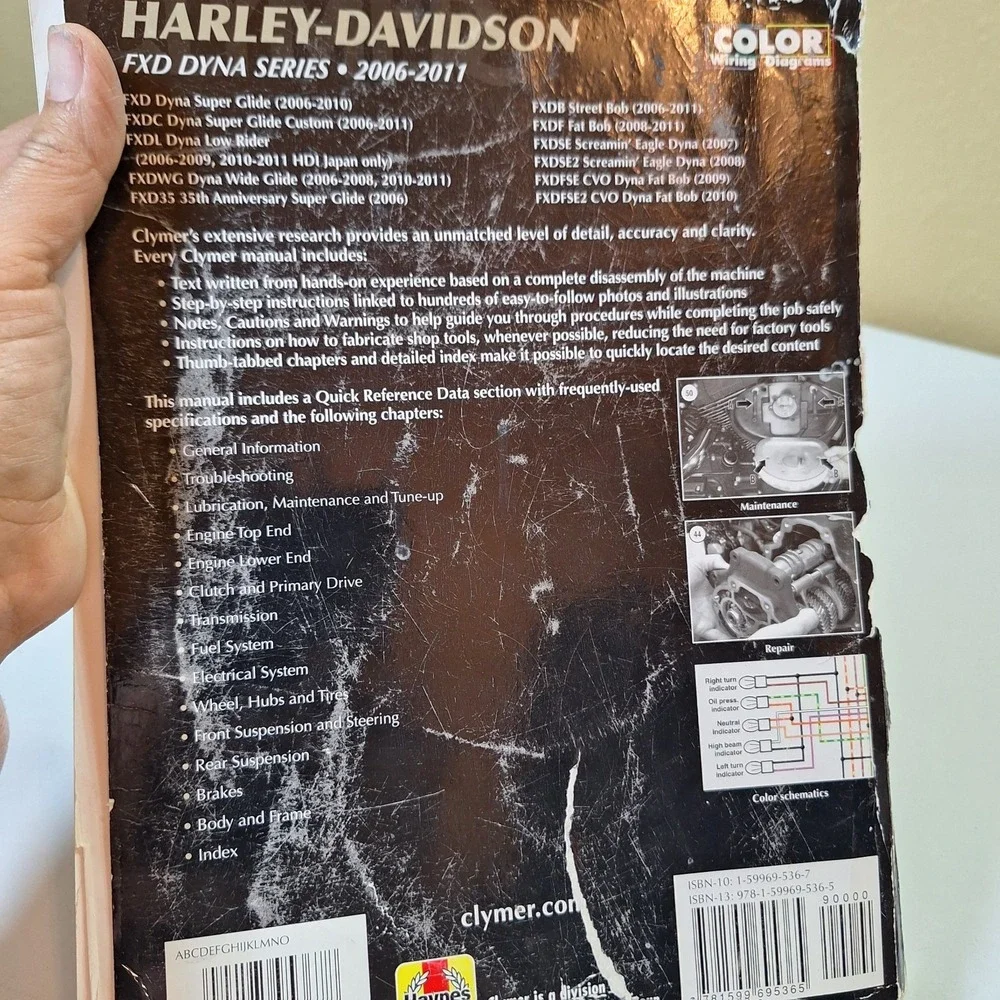 Harley-Davidson clymer repair